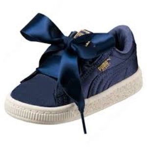 Toddler Girl Navy Bow Sneakers 6
